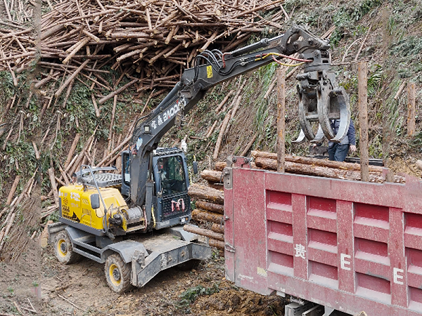 宝鼎95抓木机 宝鼎95抓木机