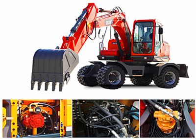 宝鼎150轮式挖掘机液压系统 宝鼎150轮式挖掘机液压系统