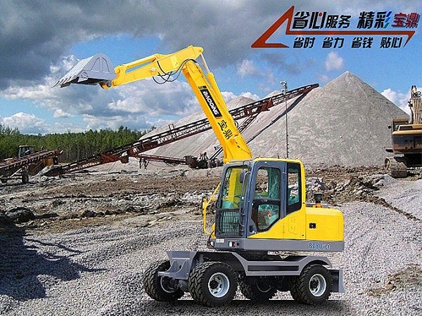 宝鼎BD80W轮式挖掘机 宝鼎BD80W轮式挖掘机