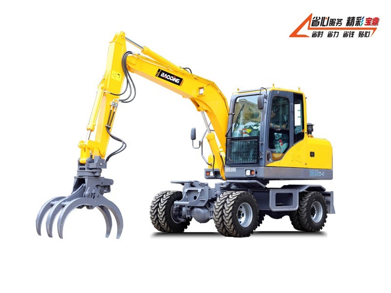 宝鼎BD80W-8D轮式抓木机 宝鼎BD80W-8D轮式抓木机