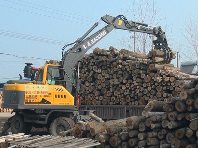宝鼎小型抓木机