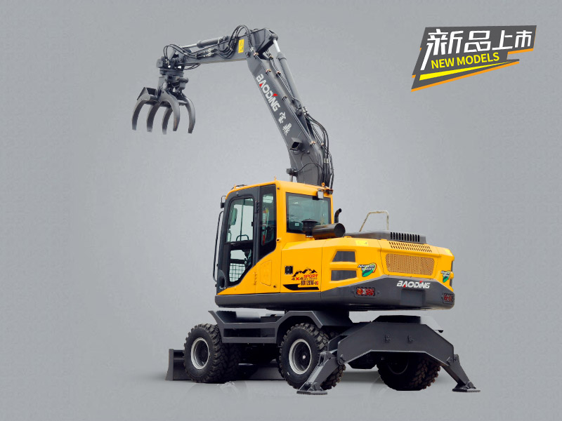 宝鼎BD120W-9S轮式抓木机 宝鼎BD120W-9S轮式抓木机