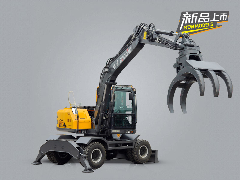 宝鼎BD120W-9S轮式抓木机 宝鼎BD120W-9S轮式抓木机