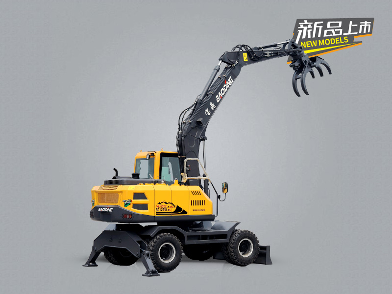 宝鼎BD120W-9S轮式抓木机 宝鼎BD120W-9S轮式抓木机