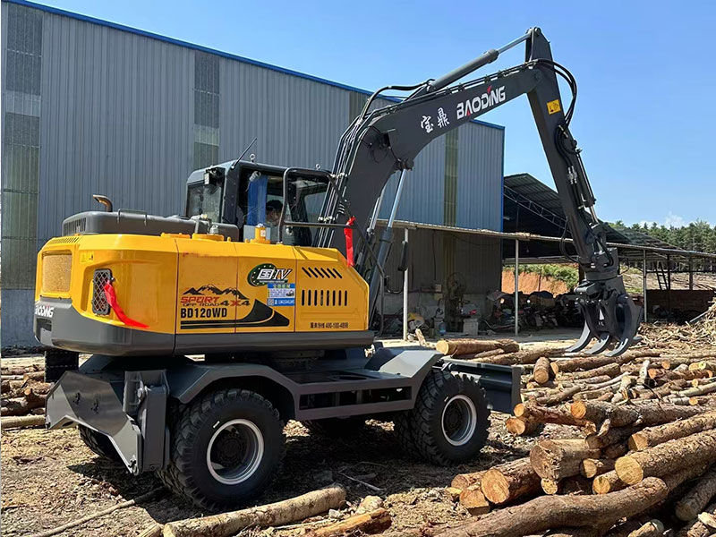 宝鼎轮式抓木机的卓越性能解析