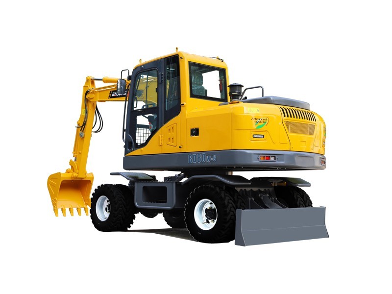 宝鼎BD80W-8A轮式挖掘机 宝鼎BD80W-8A轮式小挖掘机