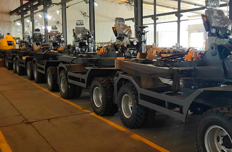 宝鼎轮式挖掘机生产线