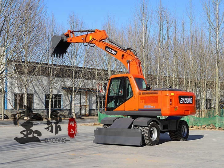 宝鼎新款150型号轮式挖掘机