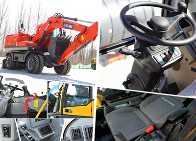 宝鼎150轮式挖掘机操作台