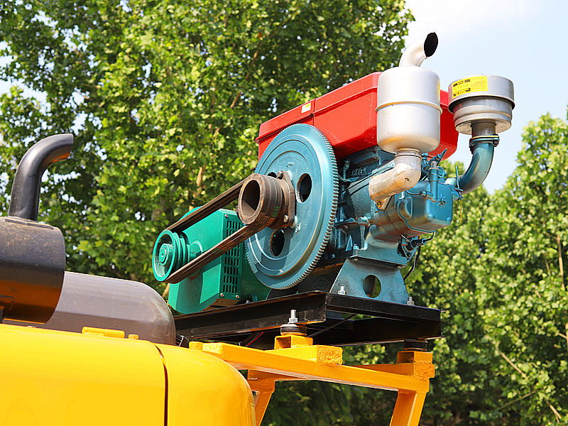 油电两用轮式抓铁机带电吸盘 电吸盘发电机