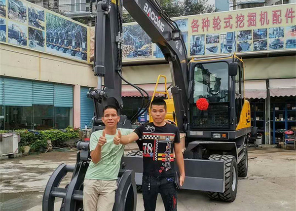 南宁抓木机夹木机