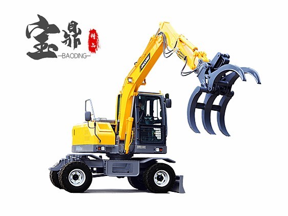 宝鼎BD80W三代型号轮式抓木机