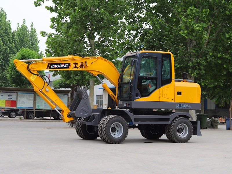 宝鼎BD80W轮式挖掘机型号