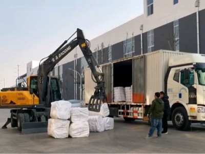 宝鼎125Plus抓木机交付客户