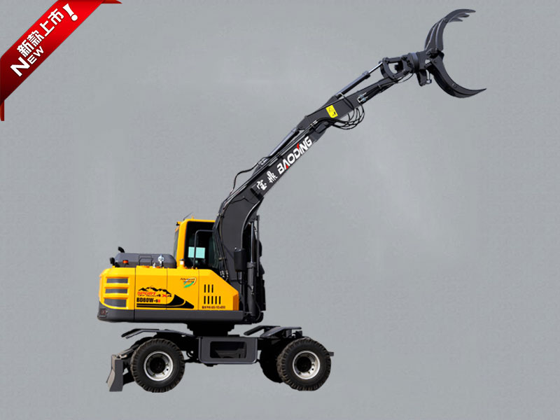 宝鼎BD80W-9H轮式抓木机 宝鼎BD80W-9H轮式抓木机