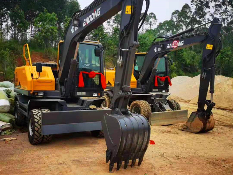 宝鼎轮式挖掘机抓木机厂家