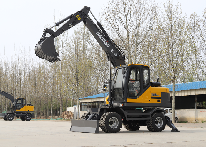 宝鼎轮式挖掘机，提高农田作业效率的秘诀