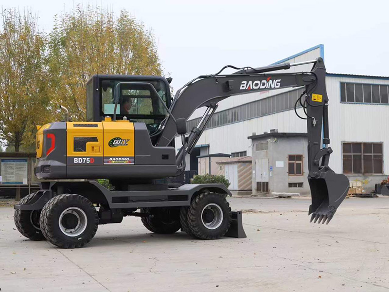 宝鼎75D轮式挖掘机