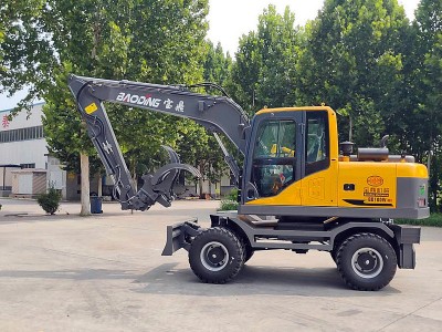 宝鼎BD100W-8D轮式挖掘机抓木机