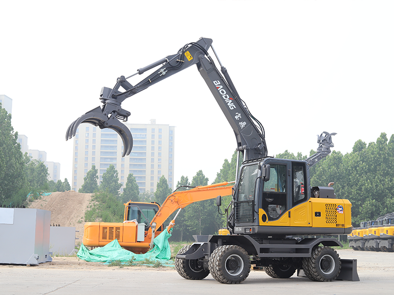 从林场到市政，一台宝鼎110G 抓木机足够