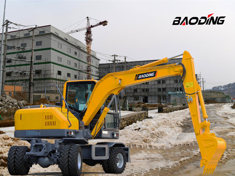 宝鼎小型轮式挖掘机