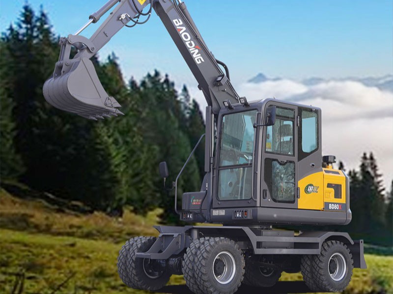 宝鼎BD80X轮式挖掘机产品介绍