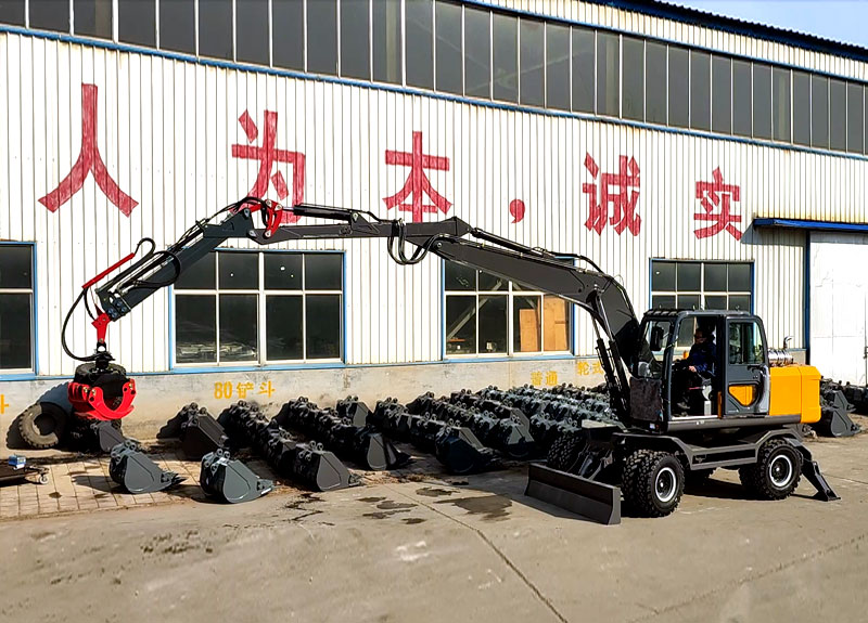 宝鼎加长臂抓木机