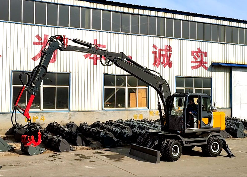 宝鼎加长臂抓木机