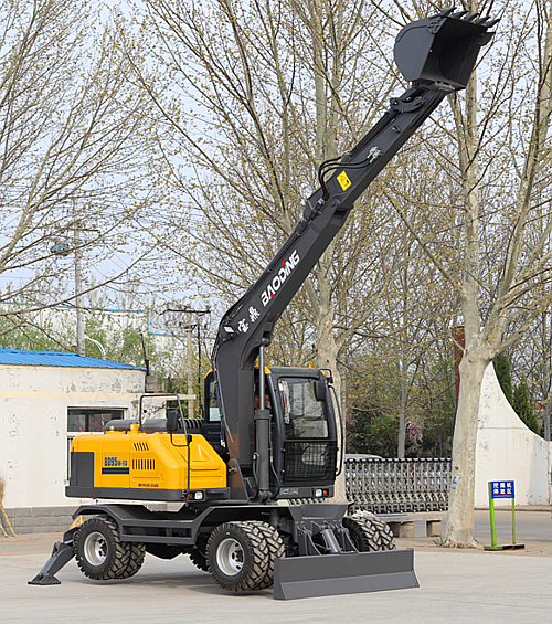 宝鼎BD95W轮式挖掘机实车展示图A