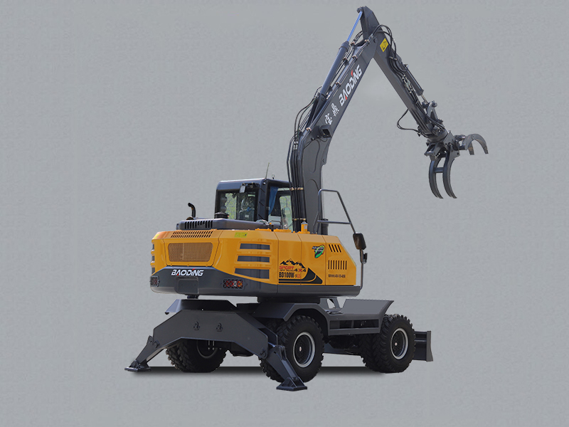 宝鼎100轮式抓木机