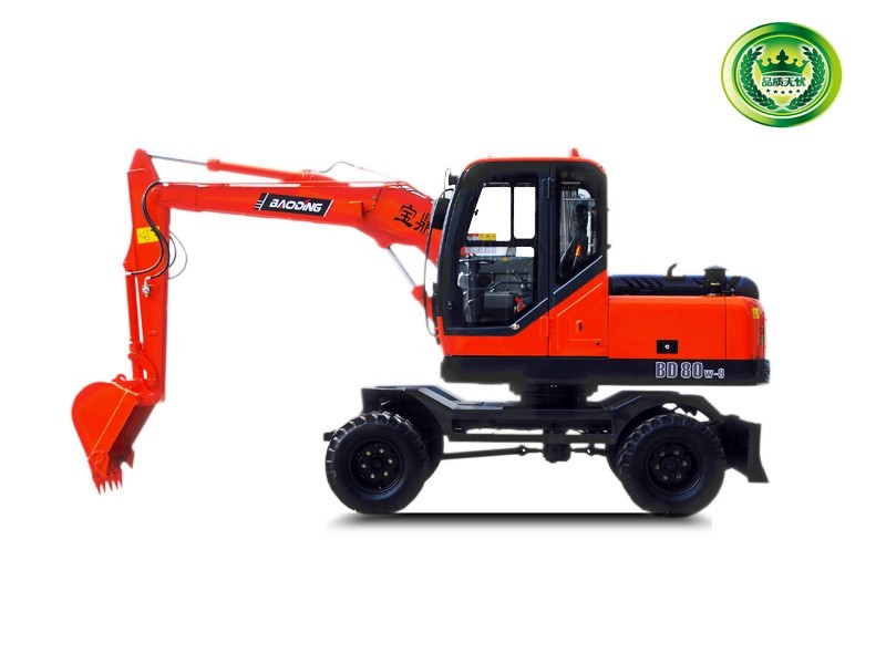 宝鼎BD80W-8C轮式挖掘机 宝鼎BD80W-8C轮式挖掘机