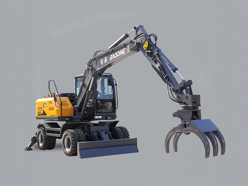 宝鼎BD120WE轮式抓木机