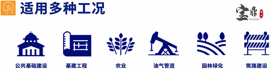 BD75轮式挖掘机适用工况