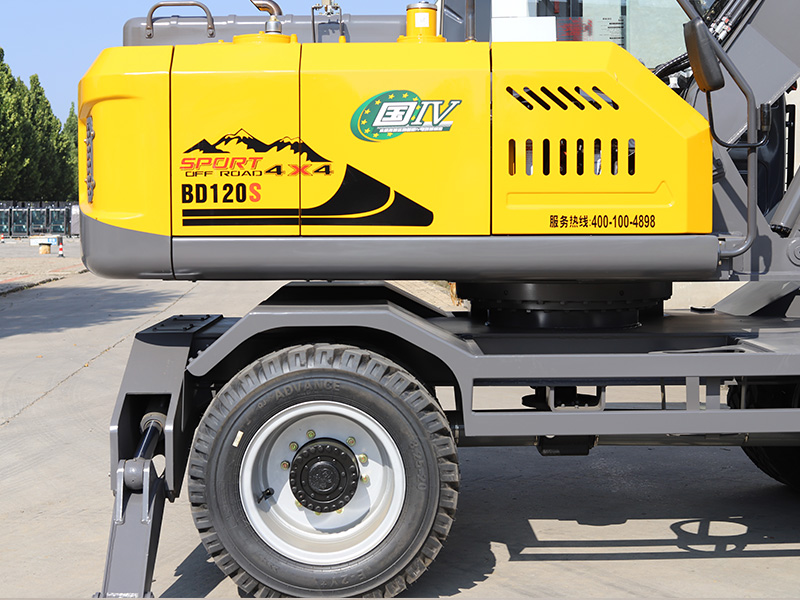 宝鼎BD120S轮式抓木机