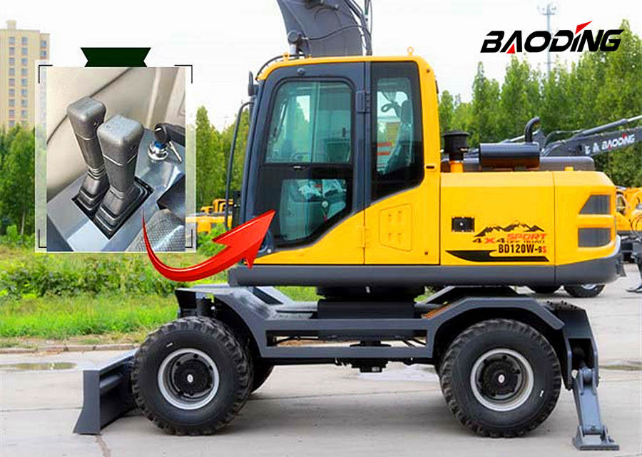 宝鼎120轮式抓木机图片