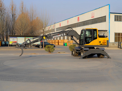 宝鼎95抓木机图片